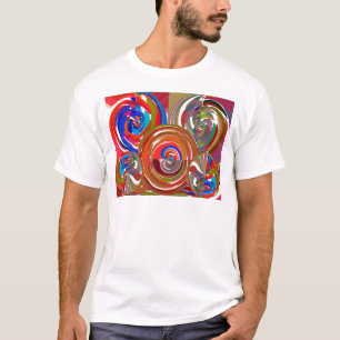 Camiseta Círculos de limpeza Aura - Meditação de Reiki Mand