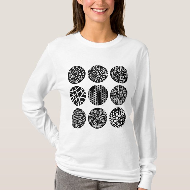 Camiseta Círculos decorativos (Frente)