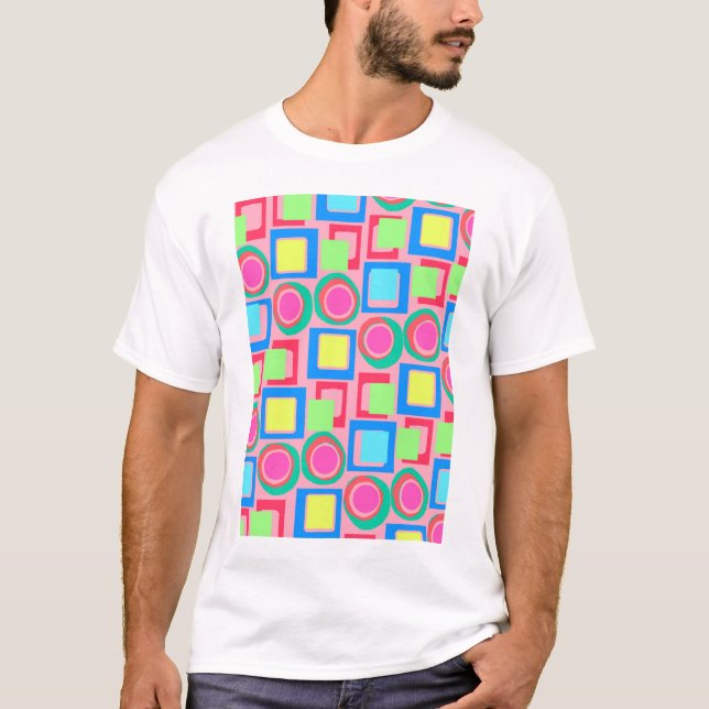 Camiseta Círculos e quadrados (Frente)