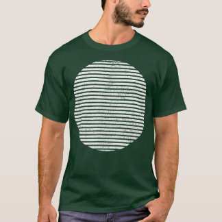Camiseta Círculos Geométricos em Fatias Linhas de Forma Geo