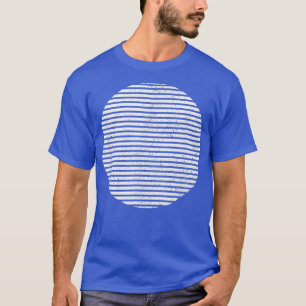 Camiseta Círculos Geométricos em Fatias Linhas de Forma Geo