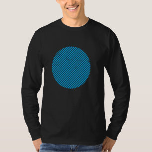 Camiseta Círculos Geométricos em Fatias Linhas de Forma Geo