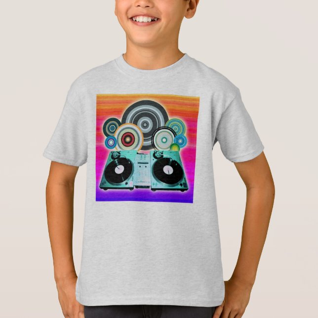 Camiseta Círculos giratórios DJ (Frente)