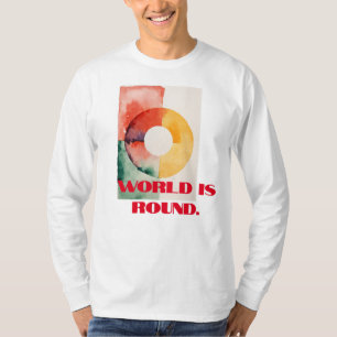 Camiseta "Círculos Globais: Tee de Longa Folga"?