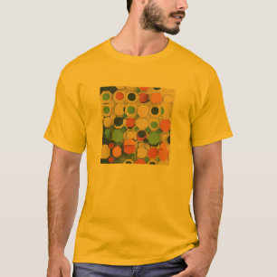 Camiseta Círculos Hexágonos: Camisa-T Geométrica