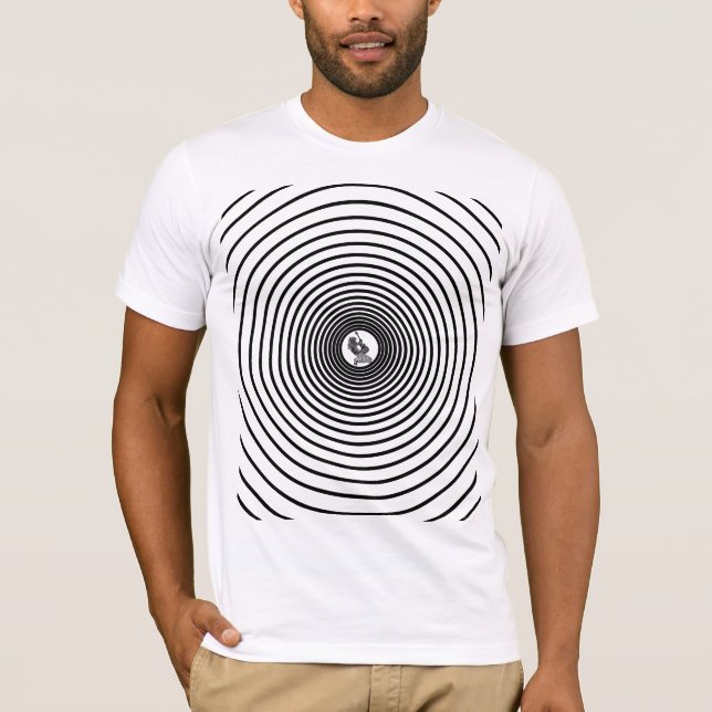 Camiseta Círculos Musicais com Guitarrista (Frente)