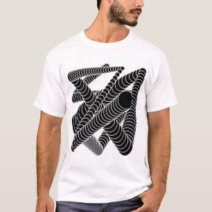 Camiseta círculos ópticos design