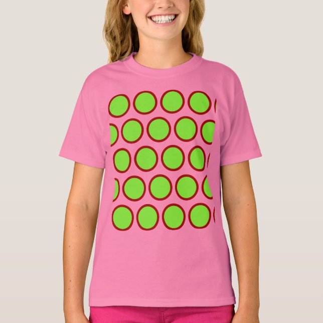 Camiseta Círculos Verdes (Frente)