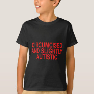 Camiseta Circuncidado Levemente Autista Ilustração Privada