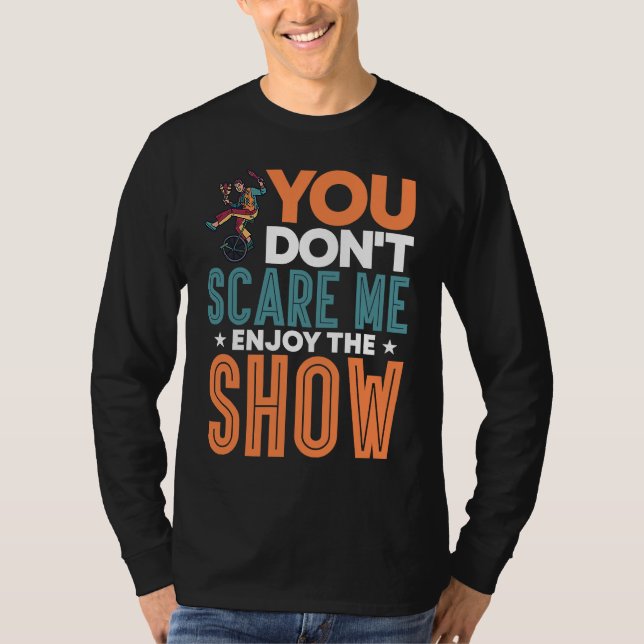 Camiseta Circus Carnival Show Fancy Dress Clown (Frente)