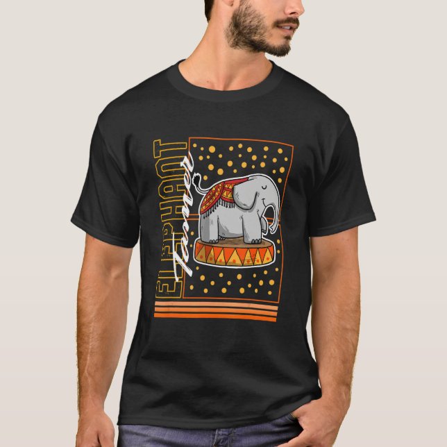 Camiseta Circus Elephant Tamer Cute Elephant  Circus Staff  (Frente)