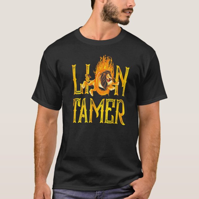 Camiseta Circus Lion Tamer Formação De Leões De Formação An (Frente)