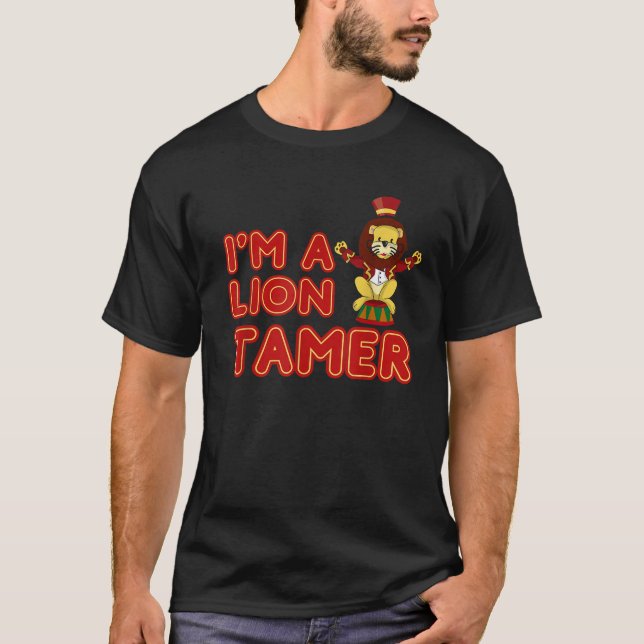 Camiseta Circus Lion Tamer Shirt Lion Tamume (Frente)