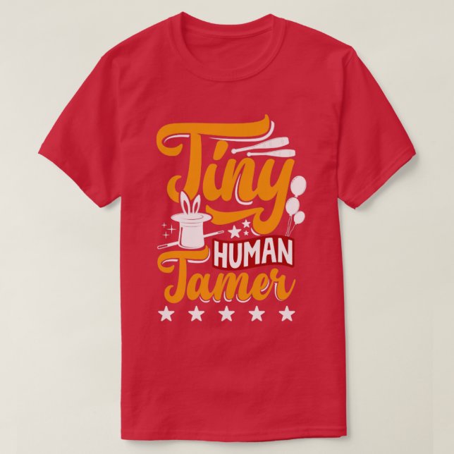 Camiseta Circus Performer Tiny Humano Tamer Engraçado (Frente do Design)