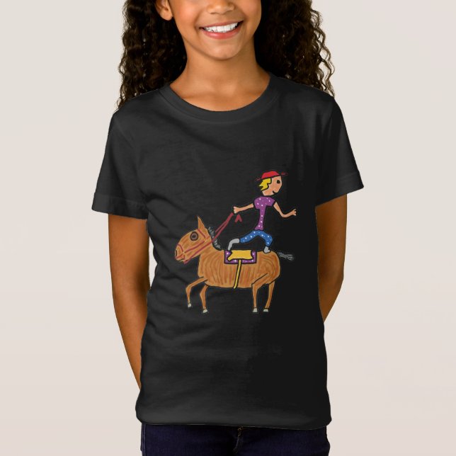 Camiseta Circus Rodeo Horse Circular (Frente)