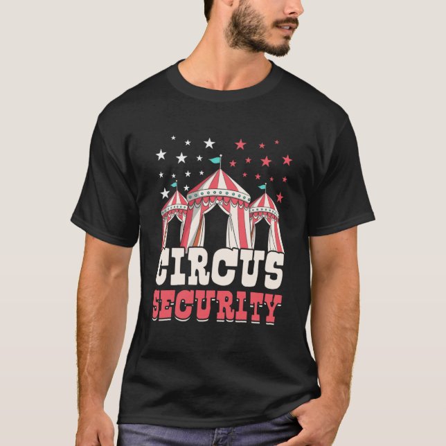 Camiseta Circus Security Circus Funcionarios Showman Ringma (Frente)