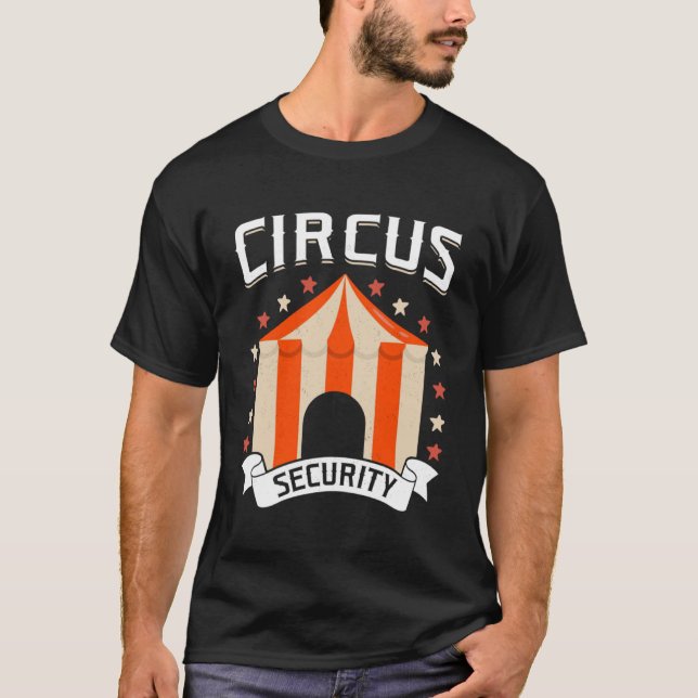 Camiseta Circus Security Circus Funcionarios Showman Ringma (Frente)