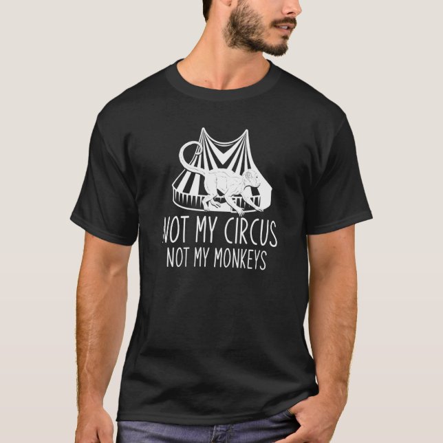 Camiseta Circus Zoo Chimpanzé Macaco (Frente)