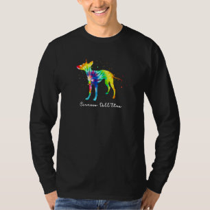 Camiseta Cirneco colorido Dell Etna Dog Mãe Cirneco Dell E