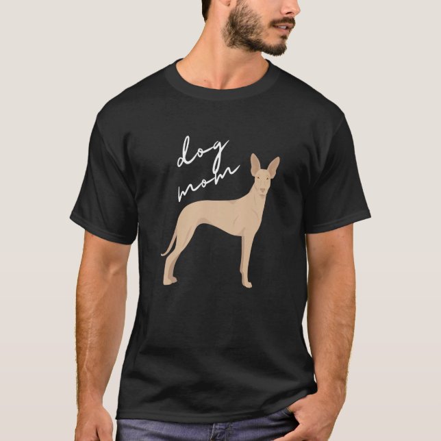 Camiseta Cirneco Del Etna Dog Mãe Mulher (Frente)