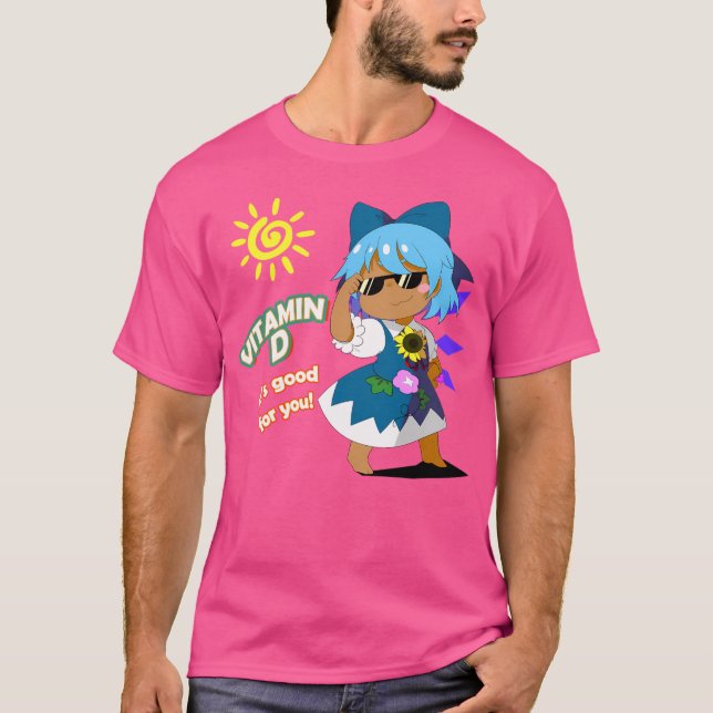 Camiseta Cirno Banido de Vitamina D (Frente)