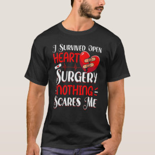 Camiseta Cirurgia Cardíaca Aberta Sobrevivência Derivada do