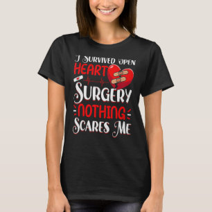 Camiseta Cirurgia Cardíaca Aberta Sobrevivência Derivada do