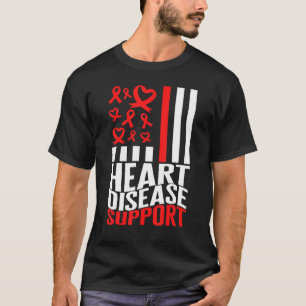 Camiseta Cirurgia Cardíaca Apoio à Sensibilização para a DC