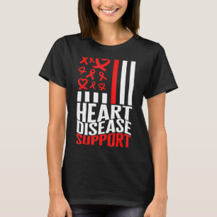 Camiseta Cirurgia Cardíaca Apoio à Sensibilização para a DC