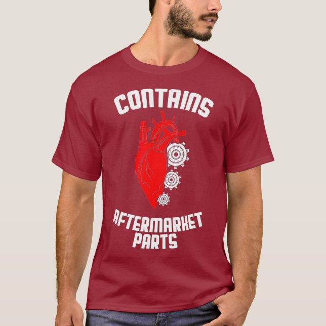Camiseta Cirurgia Cardíaca Enganosa Contém Pós-Comercializa (Frente)
