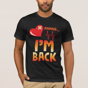Camiseta Cirurgia de bypass da doença cardíaca recuperand