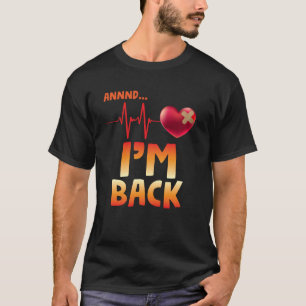 Camiseta Cirurgia de bypass da doença cardíaca recuperando