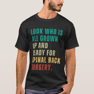 Camiseta Cirurgia de coluna Divertida Cirurgia Posta Cirurg