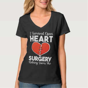 Camiseta Cirurgia de Coração Aberto Transplante Nada Ameaça