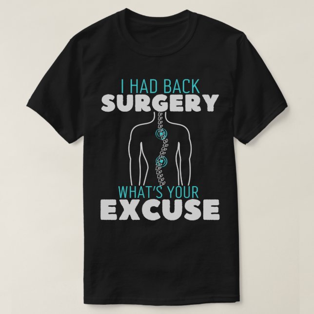 Camiseta Cirurgia de costas (Frente do Design)