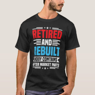 Camiseta Cirurgia de substituição do joelho da anca aposent