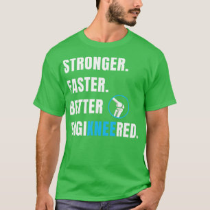 Camiseta Cirurgia de substituição do joelho Nova Recuperaçã