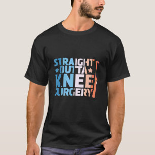 Camiseta Cirurgia Do Joelho Externo Do hetero Retrai-Se Bem