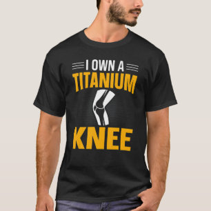 Camiseta Cirurgia do joelho Sobrevivente Bionic Club Titani