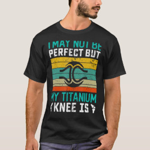 Camiseta Cirurgia do joelho Sobrevivente Retro Bionic Club