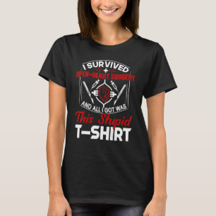 Camiseta Cirurgia Funcional Aberta Engraçada Para Homens Mu