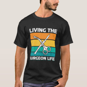 Camiseta Cirurgia hospitalar Médico Cirurgião