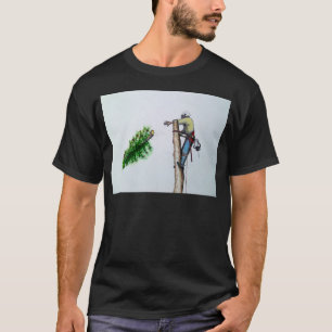 Camiseta Cirurgião Árvore Arborista no trabalho atualmente
