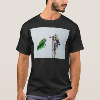 Camiseta Cirurgião Árvore Arborista no trabalho atualmente
