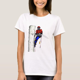 Camiseta Cirurgião Árvore Arborista no trabalho presente Ch