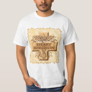 Camiseta Cirurgião cardíaco Cruz Caduceu