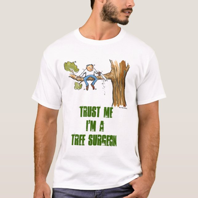 Camiseta cirurgião de árvore (Frente)