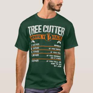 Camiseta Cirurgião de Árvore do Cortador de Árvore de Ta