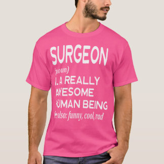 Camiseta Cirurgião Definição Cirurgia Engraçada Medicina Mé