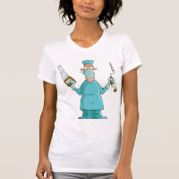 Cirurgião Engraçado Cartoon Hillarie Humor Médico